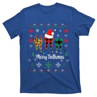 Ugly Christmas Dentist Th Dental Hygienist Assistant Gift T-Shirt