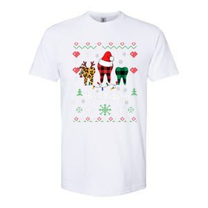 Ugly Christmas Dentist Th Dental Hygienist Assistant Gift Softstyle CVC T-Shirt