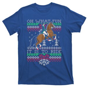 Ugly Christmas Dressage Horse Riding Cute Gift T-Shirt