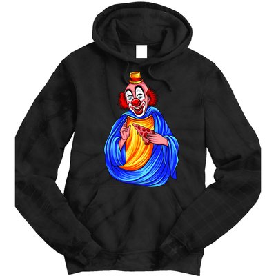Ugly Clown Eating Pizza Tie Dye Hoodie