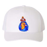 Ugly Clown Eating Pizza Yupoong Adult 5-Panel Trucker Hat