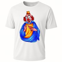 Ugly Clown Eating Pizza Cooling Performance Crew T-Shirt