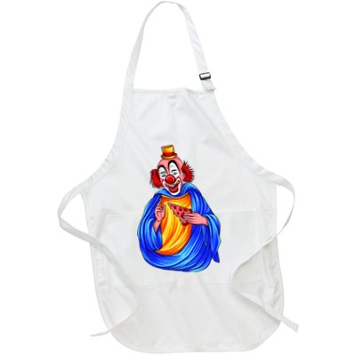 Ugly Clown Eating Pizza Apron