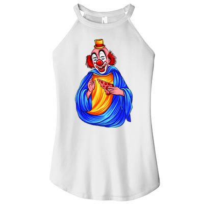 Ugly Clown Eating Pizza Women’s Perfect Tri Rocker Tank