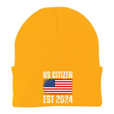 Us Citizen Est 2024 Knit Cap Winter Beanie