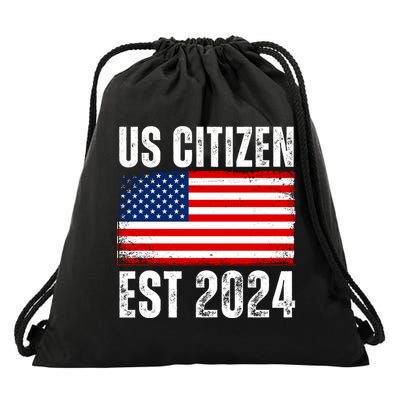 Us Citizen Est 2024 Drawstring Bag