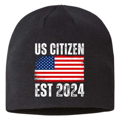 Us Citizen Est 2024 Sustainable Beanie