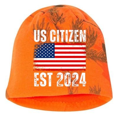 Us Citizen Est 2024 Kati - Camo Knit Beanie