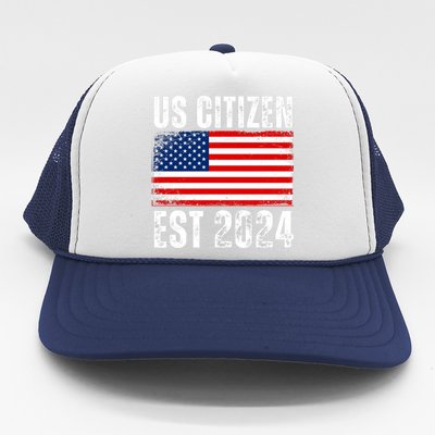 Us Citizen Est 2024 Trucker Hat