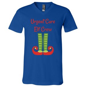 Urgent Care Elf Crew Christmas Gift V-Neck T-Shirt