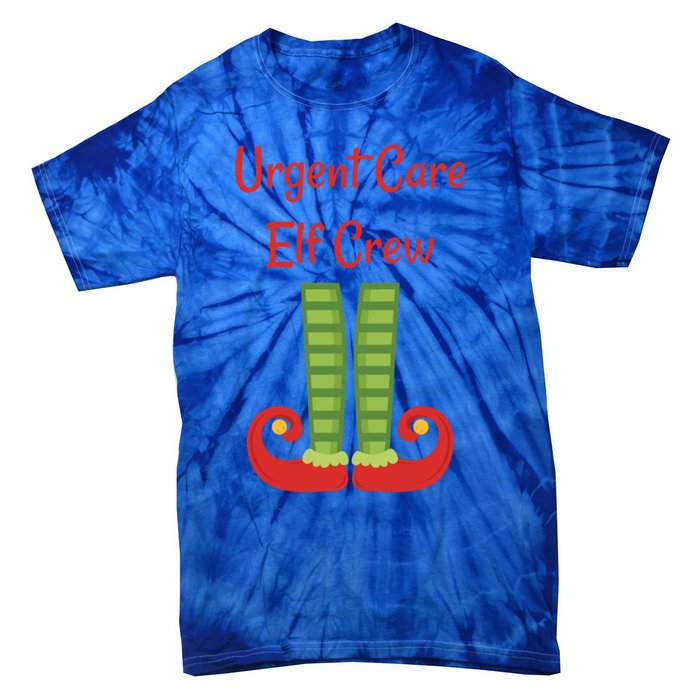 Urgent Care Elf Crew Christmas Gift Tie-Dye T-Shirt