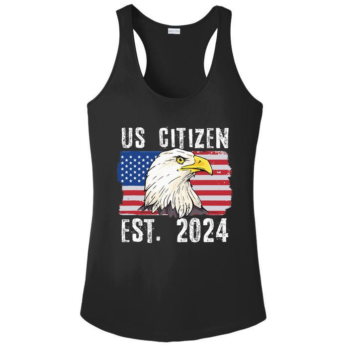 Us Citizen Est 2024 Citizenship New Usa Citizen Ladies PosiCharge Competitor Racerback Tank