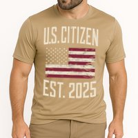 US Citizen Est 2025 Immigrant American Flag Citizenship Cooling Performance Crew T-Shirt