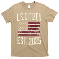 US Citizen Est 2025 Immigrant American Flag Citizenship T-Shirt