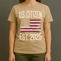 US Citizen Est 2025 Immigrant American Flag Citizenship T-Shirt
