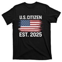 Us Citizen Est 2025 Immigrant American Flag Citizenship T-Shirt