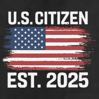 Us Citizen Est 2025 Immigrant American Flag Citizenship 11oz C Handle Ceramic Mug
