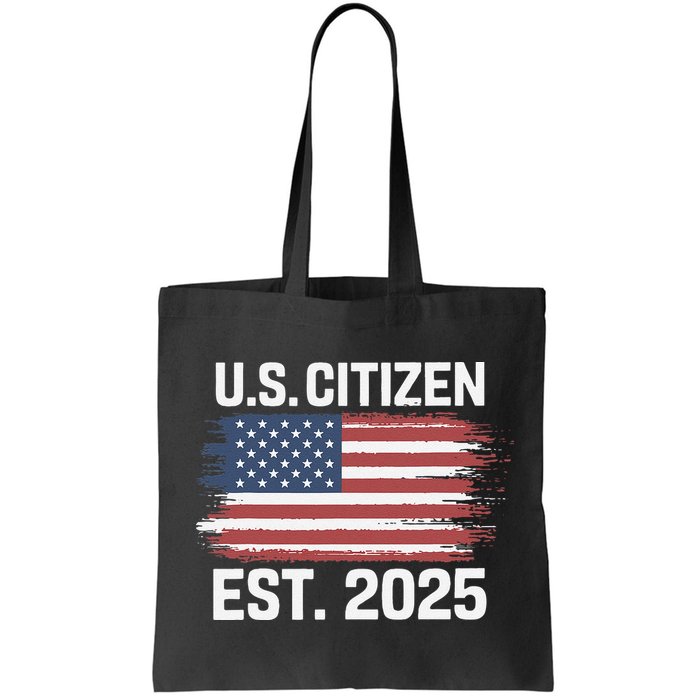 Us Citizen Est 2025 Immigrant American Flag Citizenship Bag