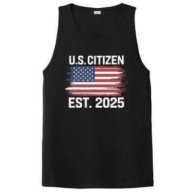 Us Citizen Est 2025 Immigrant American Flag Citizenship PosiCharge Competitor Tank