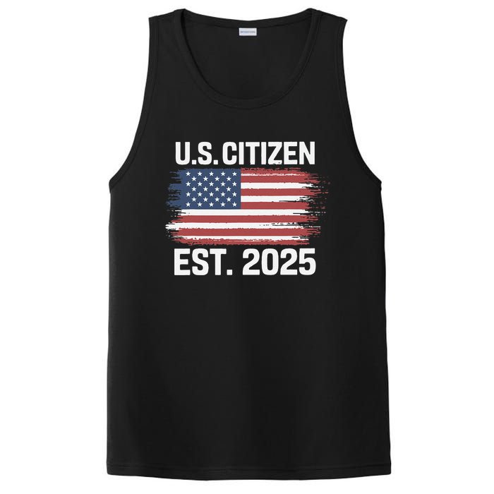 Us Citizen Est 2025 Immigrant American Flag Citizenship PosiCharge Competitor Tank