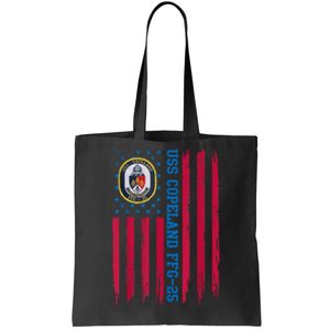 USS Copeland FFG25 Guided Missile Frigates Ship Veteran Tote Bag