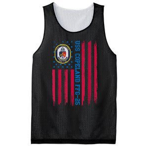 USS Copeland FFG25 Guided Missile Frigates Ship Veteran Mesh Reversible Basketball Jersey Tank