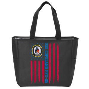 USS Copeland FFG25 Guided Missile Frigates Ship Veteran Zip Tote Bag