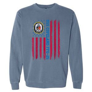 USS Copeland FFG25 Guided Missile Frigates Ship Veteran Garment-Dyed Sweatshirt