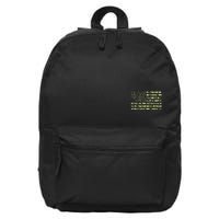 USA Camo Flag United States Of America Army Military Front & Back 16 in Basic Backpack