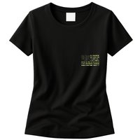 USA Camo Flag United States Of America Army Military Front & Back Womens T-Shirt