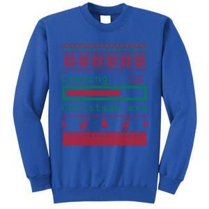 Ugly Christmas Funny Computer Geeky Loading Holiday Party Funny Gift Sweatshirt