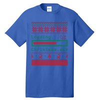 Ugly Christmas Funny Computer Geeky Loading Holiday Party Funny Gift Tall T-Shirt