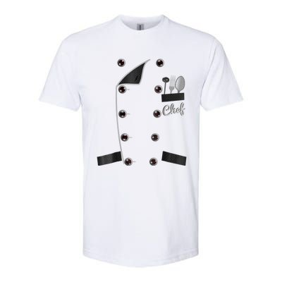 Unisex Chef Funny Cook Gift Uniform Cooking Costume Gift Softstyle CVC T-Shirt