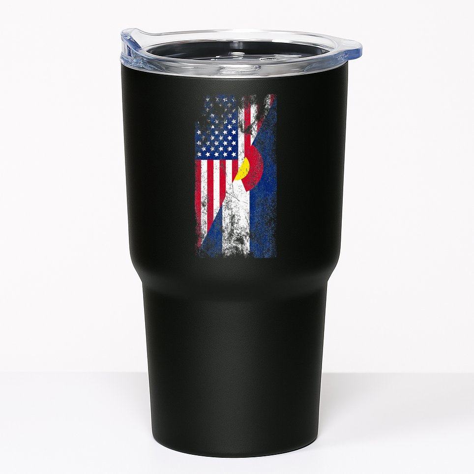 USA Colorado Flags United States Of America Coloradans Tumbler