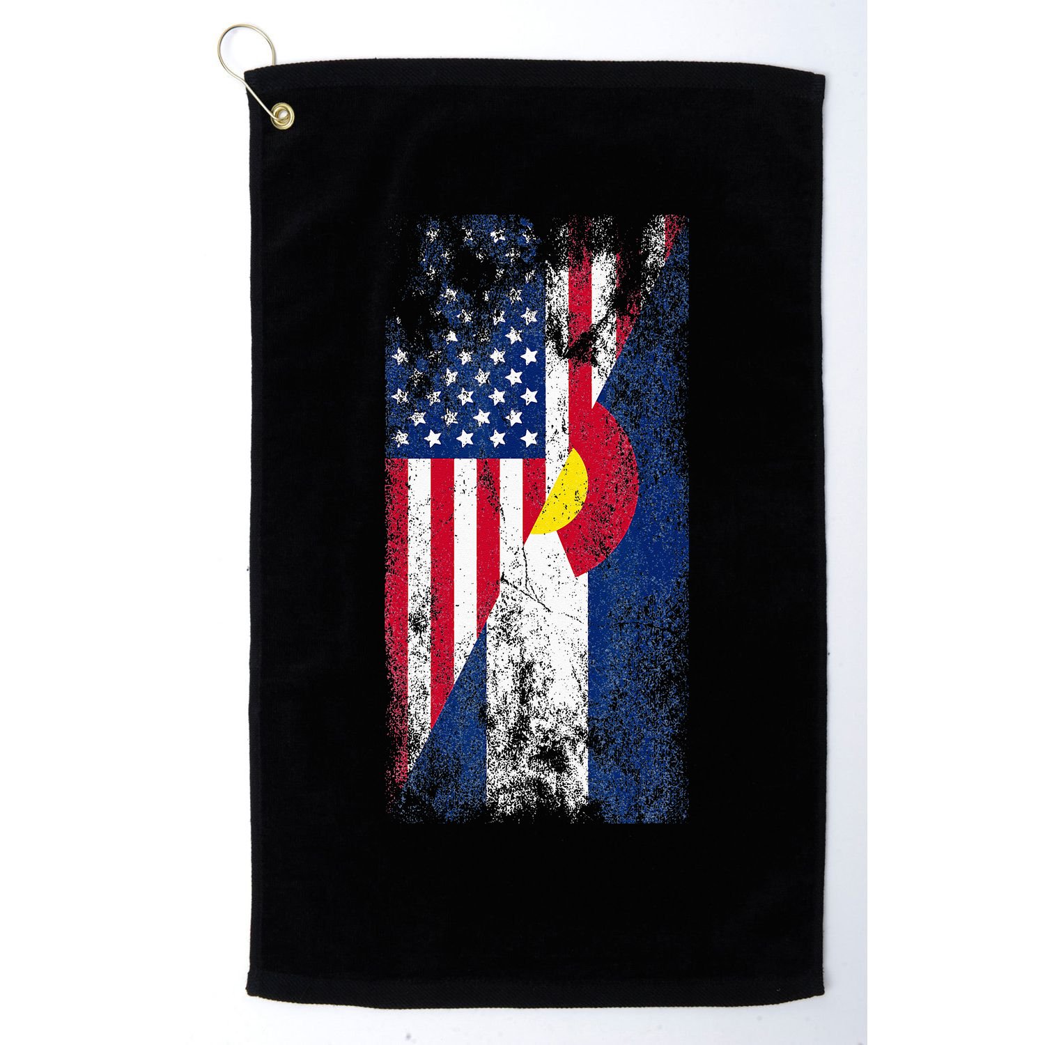 USA Colorado Flags United States Of America Coloradans Golf Towel