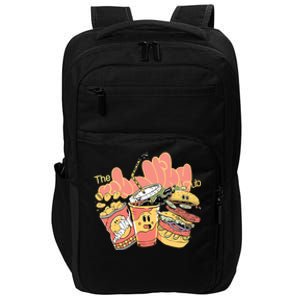 Unhealthy Club Fast Food Impact Tech Backpack