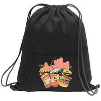 Unhealthy Club Fast Food Sweatshirt Cinch Pack Bag