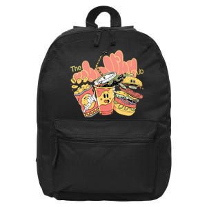 Unhealthy Club Fast Food 16 in Basic Backpack