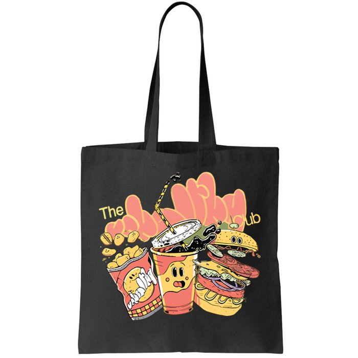 Unhealthy Club Fast Food Tote Bag