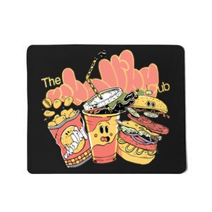 Unhealthy Club Fast Food Mousepad