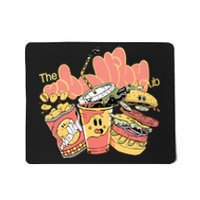 Unhealthy Club Fast Food Mousepad