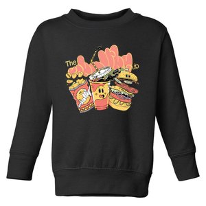 Unhealthy Club Fast Food Toddler Sweatshirt