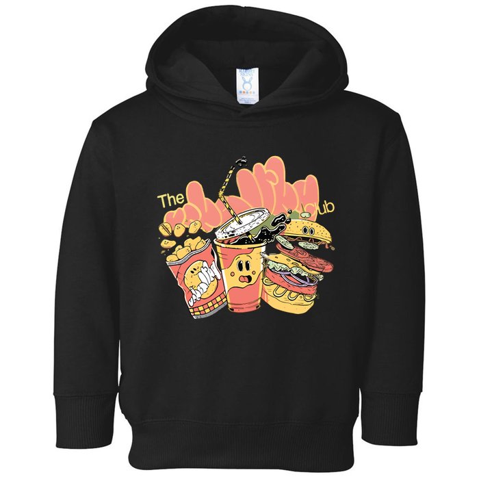 Unhealthy Club Fast Food Toddler Hoodie