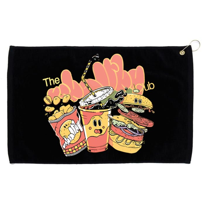 Unhealthy Club Fast Food Grommeted Golf Towel