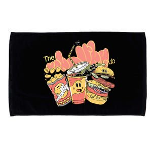 Unhealthy Club Fast Food Microfiber Hand Towel