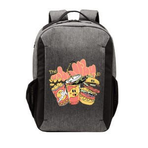 Unhealthy Club Fast Food Vector Backpack