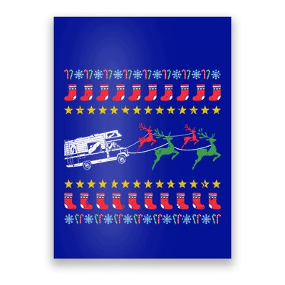Ugly Christmas For Camping Trailer Camper Funny Gift Poster