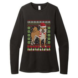 Ugly Christmas Funny Holiday Dog Lover Xmas Gift Womens CVC Long Sleeve Shirt