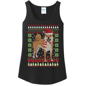 Ugly Christmas Funny Holiday Dog Lover Xmas Gift Ladies Essential Tank