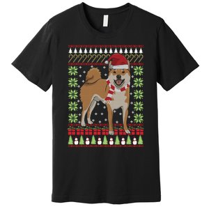 Ugly Christmas Funny Holiday Dog Lover Xmas Gift Premium T-Shirt